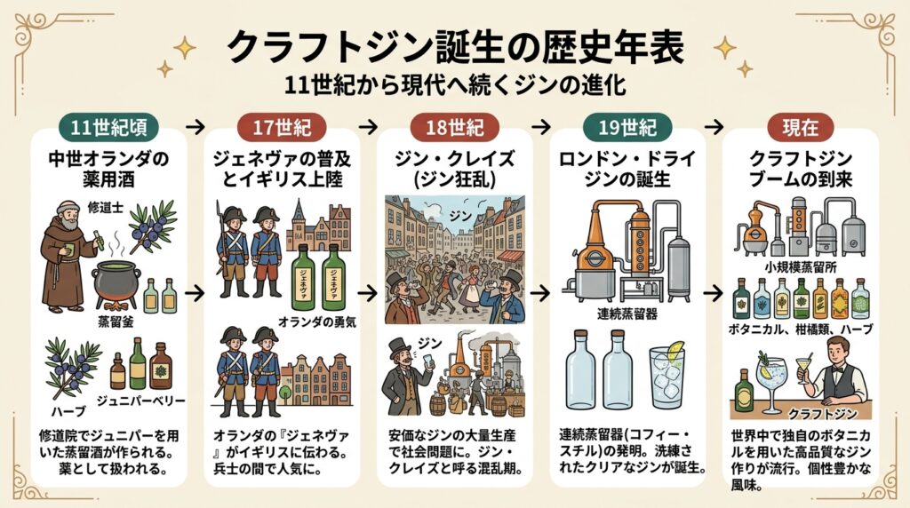 Craft_gin_history_timeline