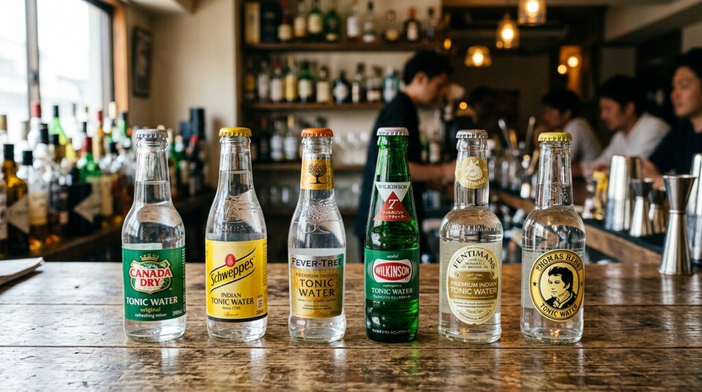 Tonic_water_bottles_lined_up